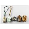 5 Assorted Chinese Hardstone Jade Jadeite Deco