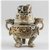 Image 6 : Chinese Archaistic Jade Carved Censers 2 PC