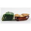 Image 6 : Chinese Green Jade Boulder with Wood Stand