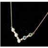 Image 2 : 1.20ct Rare Alexandrite Round Cut Diamond Necklace