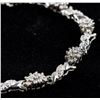 Image 2 : 1.21ct Diamond Cluster Bracelet CRV $7000