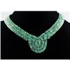 110ct Emerald Cleopatra Style Necklace CRV $9100