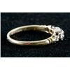 Image 3 : 10k White & Yellow Gold Diamond Ring RV $800