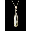 8.90ct Zultanite Diaspore & 0.13ct Diamond Pendant