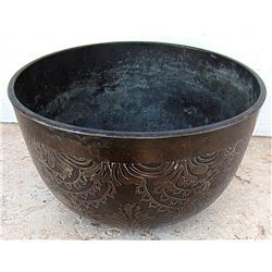 Oriental Antique bronze Singing Bowl