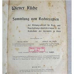 Wiener Kueche by Olga Hess & Adolf Fr. Hess, 1917, German