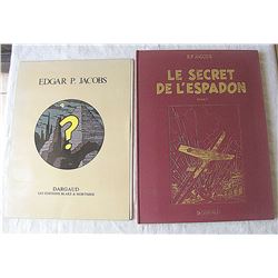 Belgian comics E.P. Jacobs “Le secret de L’Espadon” & folder