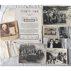 6 orig. photos for Memory book of Kurow, Poland, 1930s