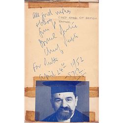 15 Jewish Autographs 1952-58, 4 Rabbis, Cantor Bart, Israeli Athletes etc