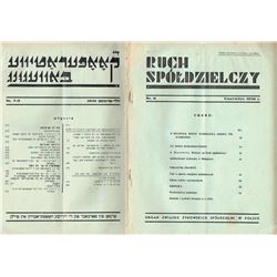 Yidish Polish Magazine "Co-Operative Movement", 8 Issues, 1931-36