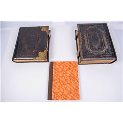 Collection of 3 antique Christian Bibles