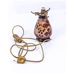 Galle - french cameo glass lamp base