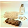 Image 2 : Two sterling silver 925 English tools combined with polished and handcrafted crystal parts