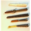 Image 2 : Collection of 5 old cigarette holders, 4 of them are Bezalel works