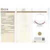 Image 3 : GIA 12.20CT NATURAL RUBY 14K WHITE GOLD NECKLACE