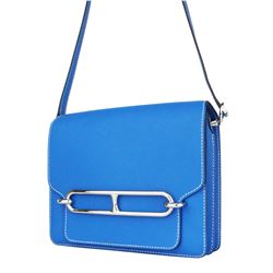 Hermes Roulis 23 Bleu Agate Zanzibar Evercolor Bag