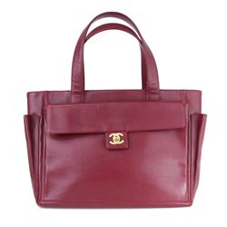 Chanel  Burgundy Caviar Handbag