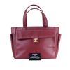 Image 9 : Chanel  Burgundy Caviar Handbag