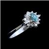 Image 1 : 0.38ct Alexandrite 14K White Gold Ring