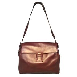 Chanel Maroon Leather Top Flap Shoulder Bag