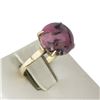 Image 2 : 14K Yellow Gold Agate Stone Ring