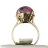 Image 4 : 14K Yellow Gold Agate Stone Ring
