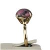 Image 5 : 14K Yellow Gold Agate Stone Ring