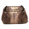 Image 2 : Judith Leiber Natural Grey Python Snakeskin Shoulder Bag
