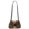 Image 5 : Judith Leiber Natural Grey Python Snakeskin Shoulder Bag