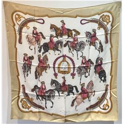 Hermes Vintage Reprise Silk Scarf c1970s