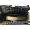 Image 8 : Chanel Charcoal and Tan Wicker Rattan Basket Handbag