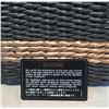 Image 9 : Chanel Charcoal and Tan Wicker Rattan Basket Handbag
