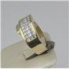 Image 2 : 14K Yellow Gold 4.50 Ct Invisible set Diamond Ring
