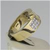 Image 5 : 14K Yellow Gold 4.50 Ct Invisible set Diamond Ring