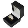 Image 7 : 14K Yellow Gold 4.50 Ct Invisible set Diamond Ring