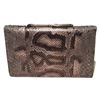 Image 6 : Judith Leiber Silver Grey Snakeskin Python Three way Handbag