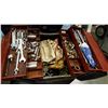Image 2 : MASTERCRAFT TOOLBOX W/ CONTENTS AND BLUE TOOLBOX W/ CONTENTS
