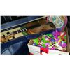 Image 1 : BOX OF TOYS AND PAINTED VIOLIN