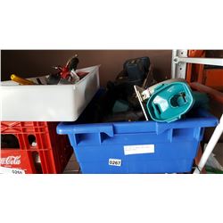 2 TOTES OF TOOLS