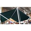 Image 2 : 10 FOOT RETRACTABLE AWNING, GREEN WITH WHITE FRAME