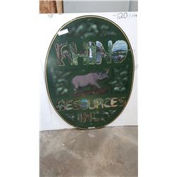 RHINO RESOURCES INCORPORATED SIGN