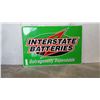 Image 1 : METAL INTERSTATE BATTERIES SIGN