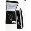 Image 1 : SIGNATURE COLLECTION NECKLACE AND EARRING SET W/ TENNIS BRACELET
