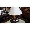 Image 2 : BURL TABLE LAMP