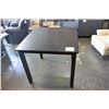 Image 1 : FLOOR MODEL ASHLEY PUB HEIGHT SQAURE DARK FINISH TABLE, RETAIL $999