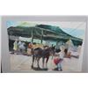 Image 2 : 2 FRAMED HORSE PAINTINGS