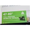 Image 2 : NEW OVERSTOCK INSIGNIA 47-80 INCH FULL MOTION TV WALL MOUNT, COMPLETE, UP TO 110 LBS