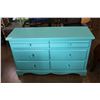 Image 1 : 6 DRAWER TEAL DRESSER