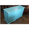 Image 2 : 6 DRAWER TEAL DRESSER