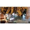 Image 2 : FAKE FLOWER ARRANGEMENTS - MUSTARD SEED AND DECORATIVE STICKS IN GLASS JAR